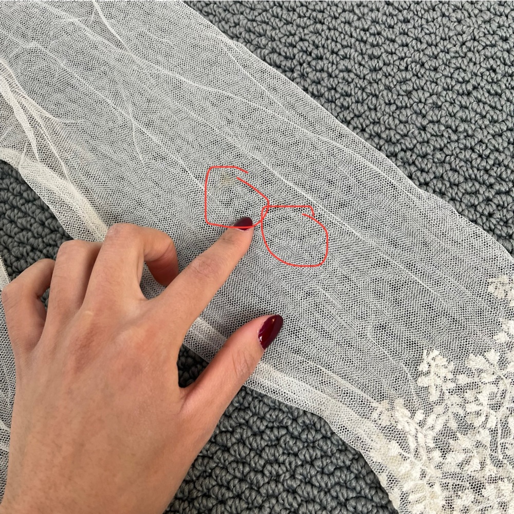 Vintage mesh lace angel top - Picture 3 of 5